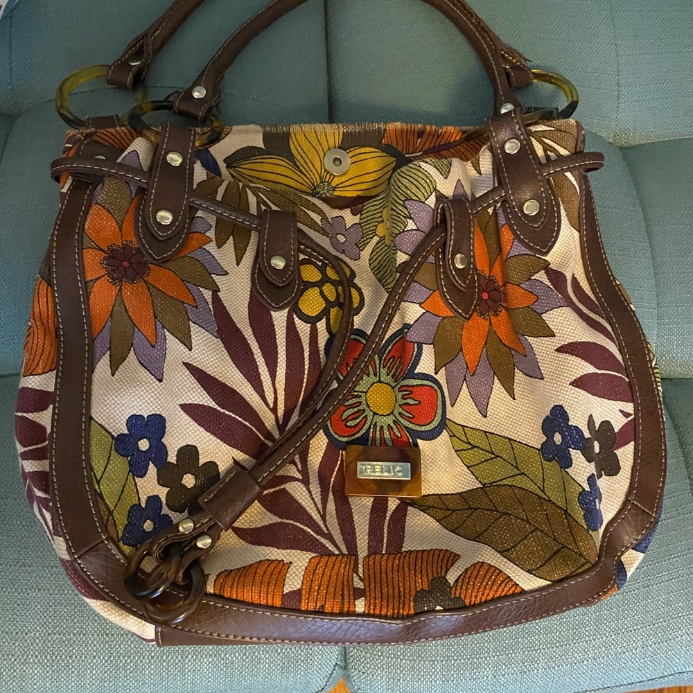Relic fabric hand bag